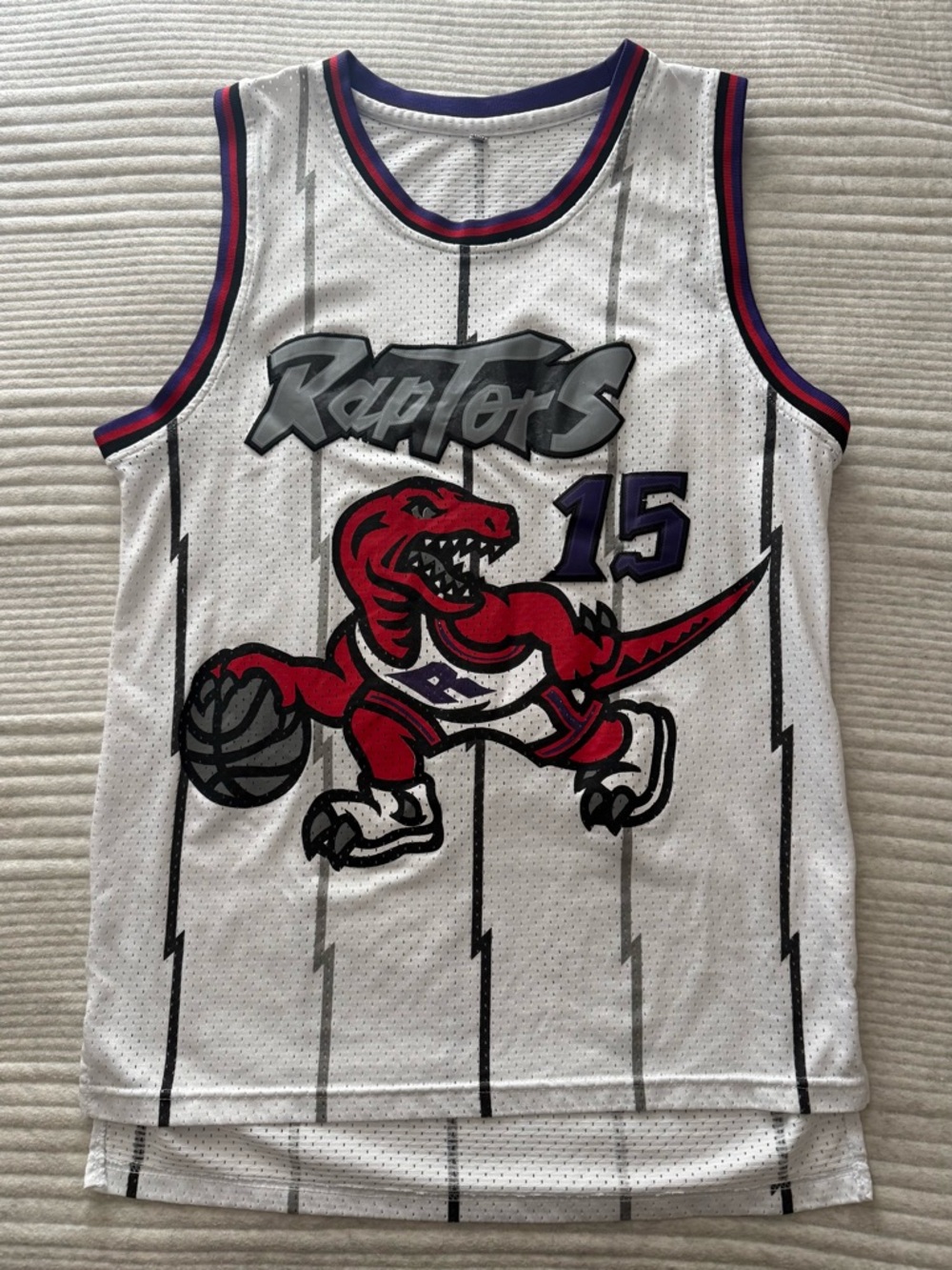 Sz S - Toronto Raptors NBA Basketball Vince Carter Jersey 15